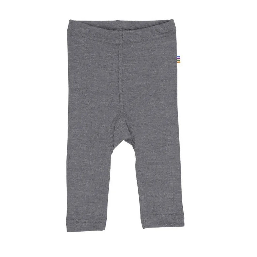 Leggings i grå uld og silke