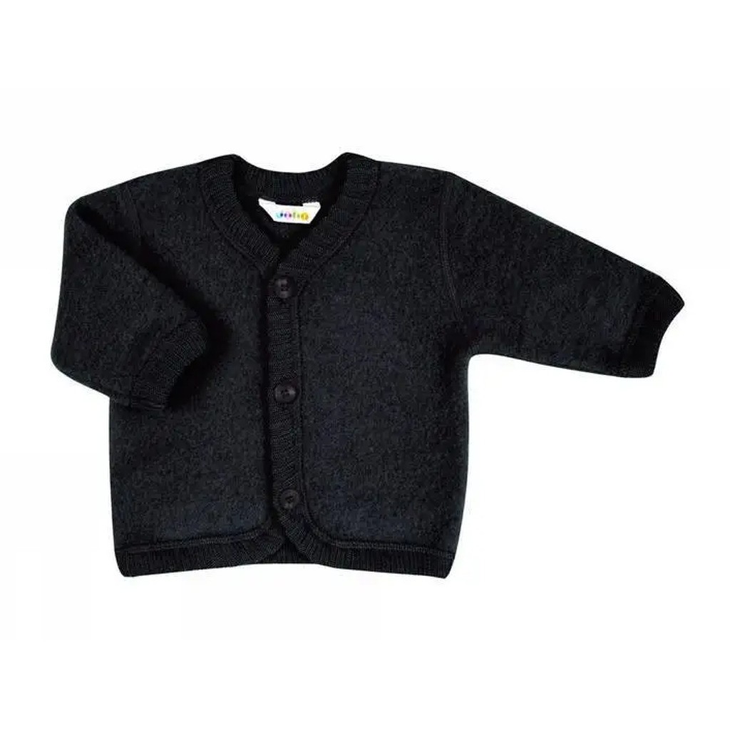 Sort Soft uld cardigan