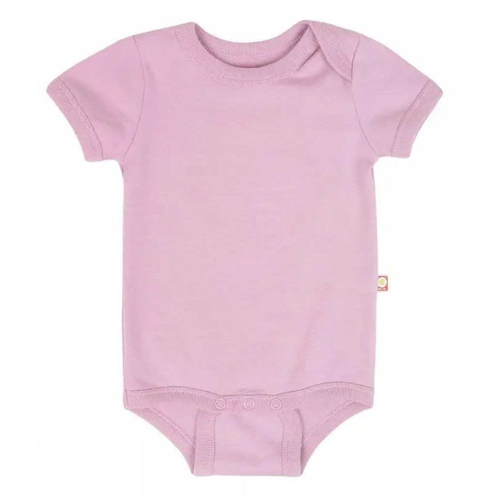 Kortærmet body i rosa