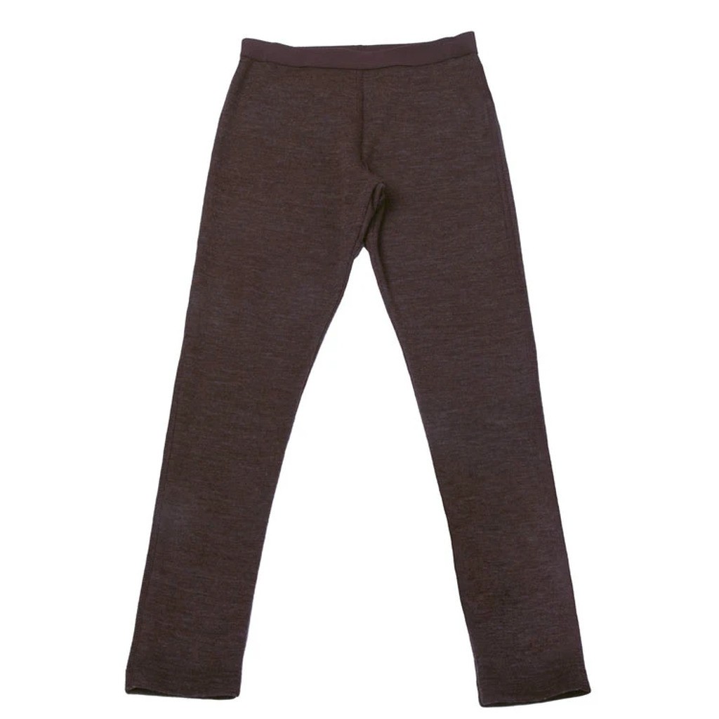 Leggings i brun i 100% merinould