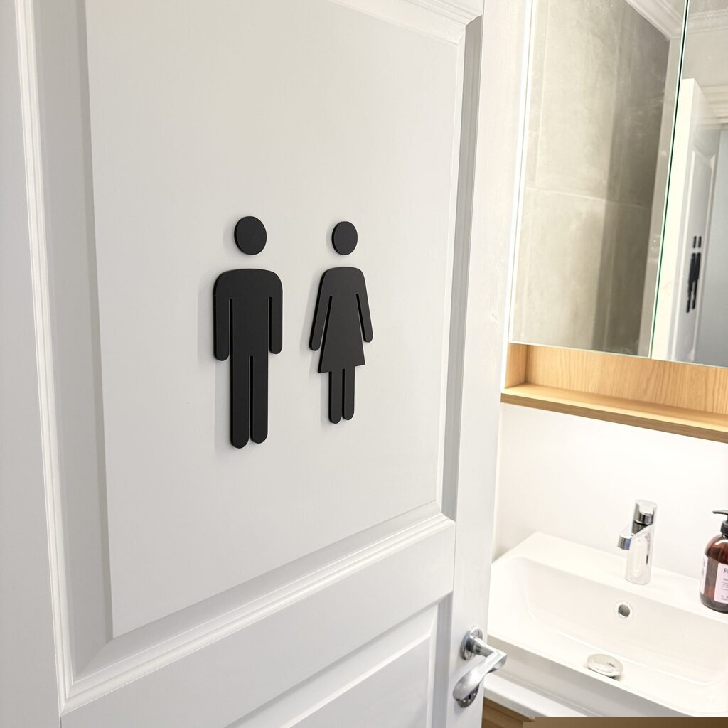 Toilet piktogram - stor model