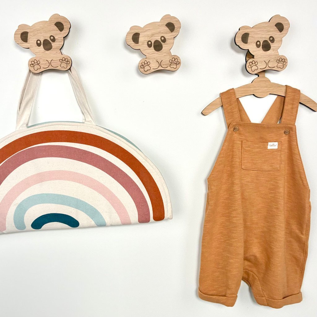 Koala knage - Graveret eg