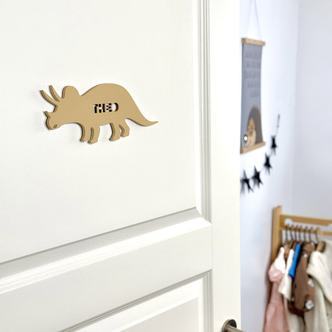 Triceratops navneskilt - farve