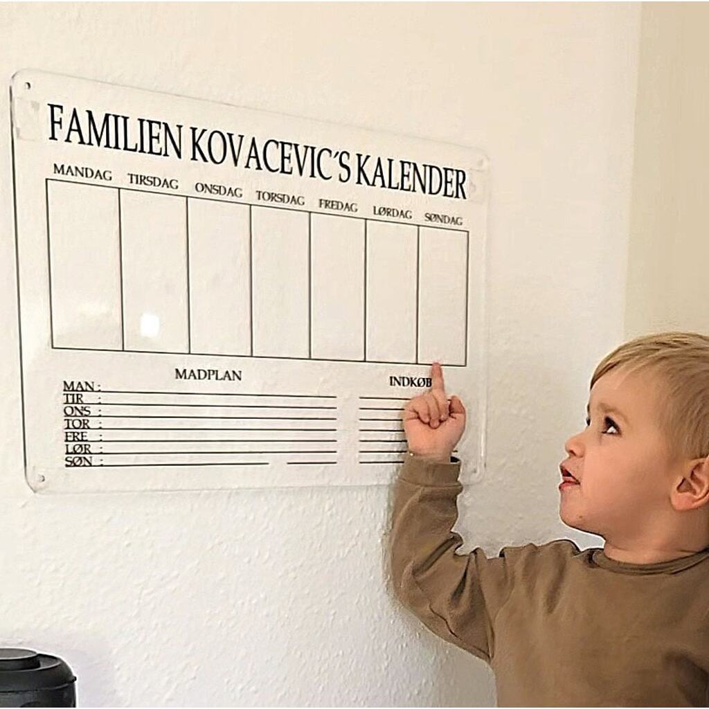 Fælles familie ugekalender