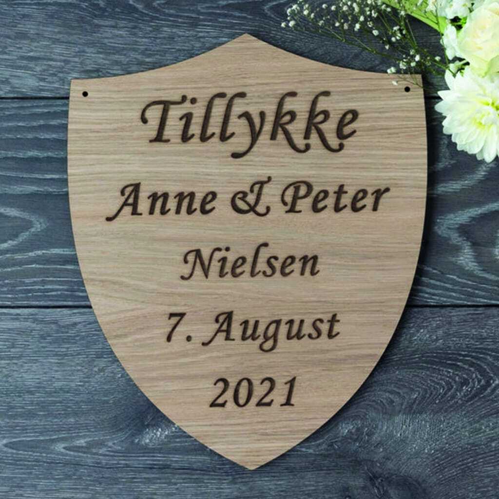 Bryllupsskjold til æresport
