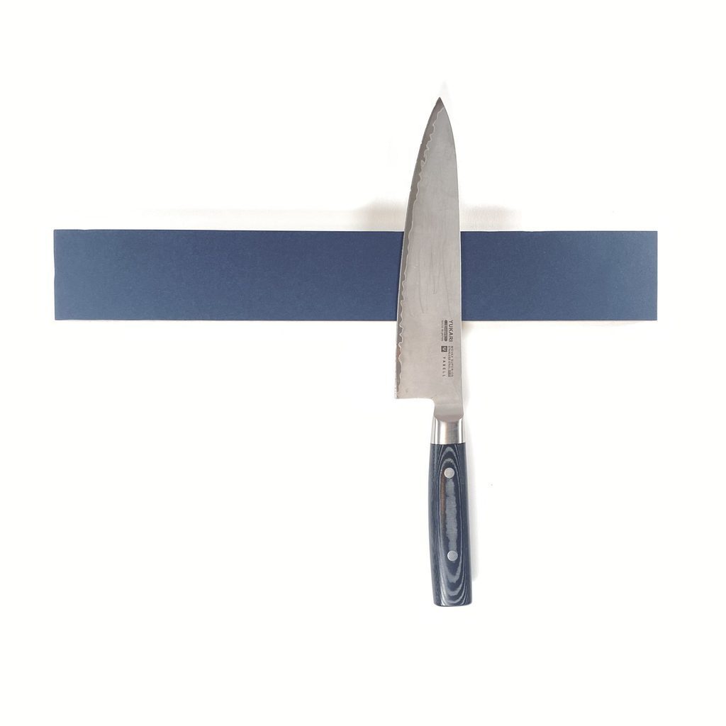 Smokey blue knivmagnet 40 cm - Egetræ
