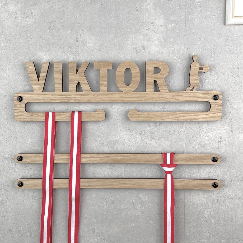 Medalje ophæng med basketspiller og eget navn