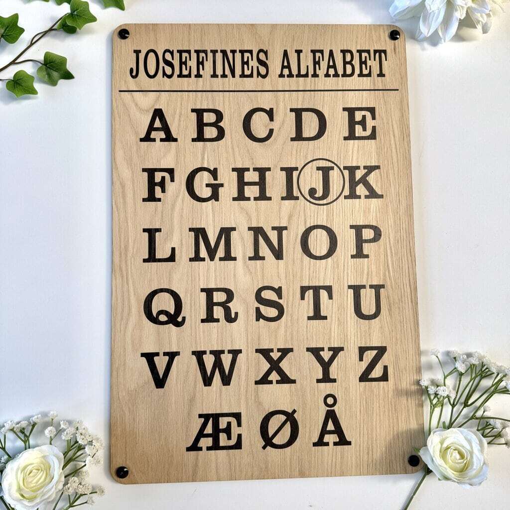 ABC læringstavle - eg