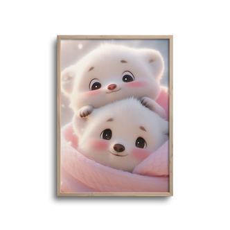 Cute Twilling baby panda