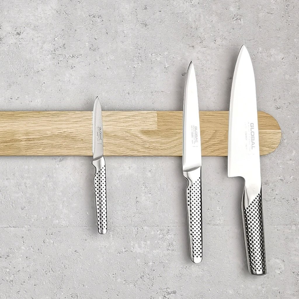 Classic knivmagnet 60 cm - Egetræ