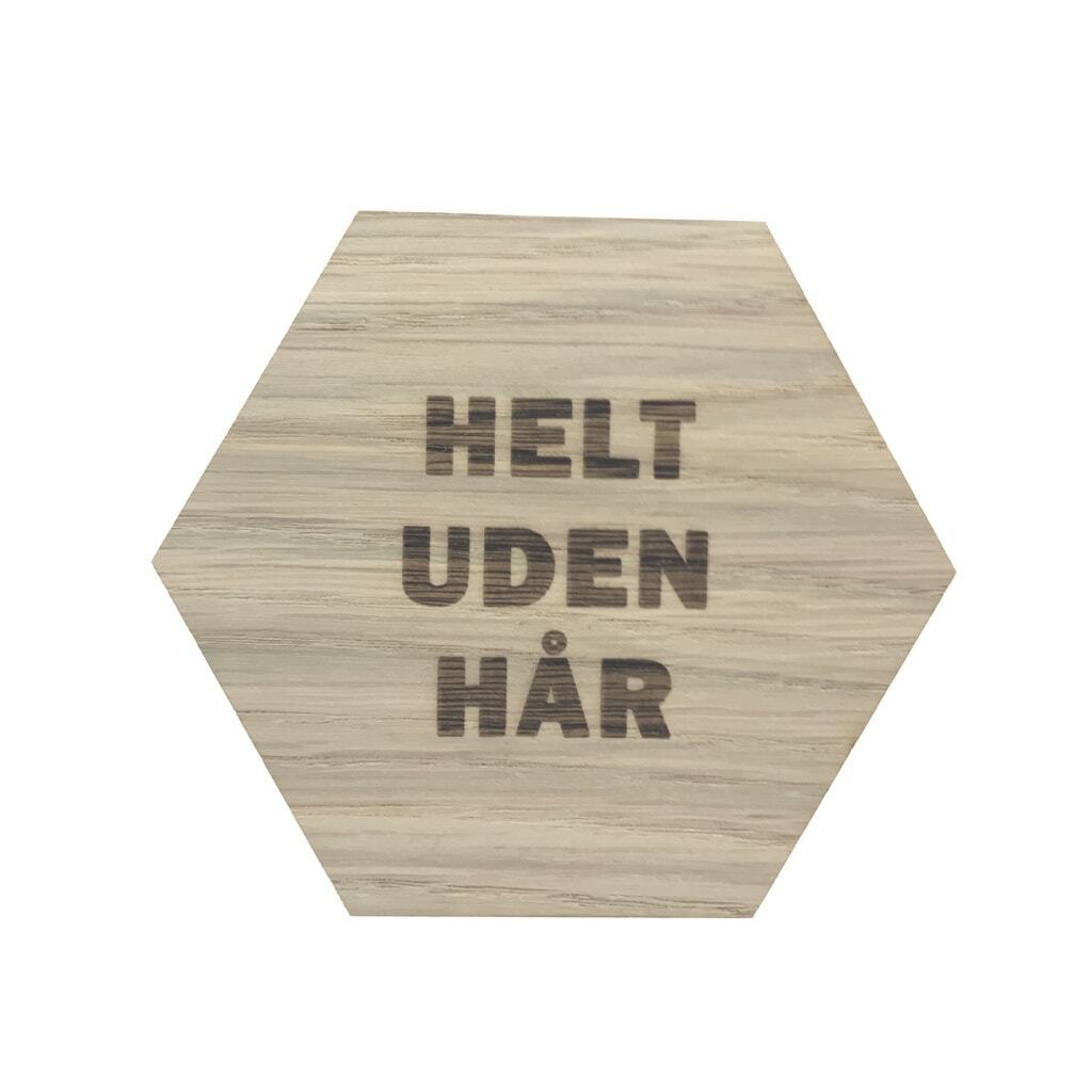 Design plade uden hår