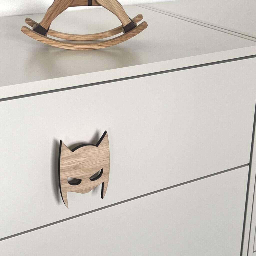 Maske greb - træ