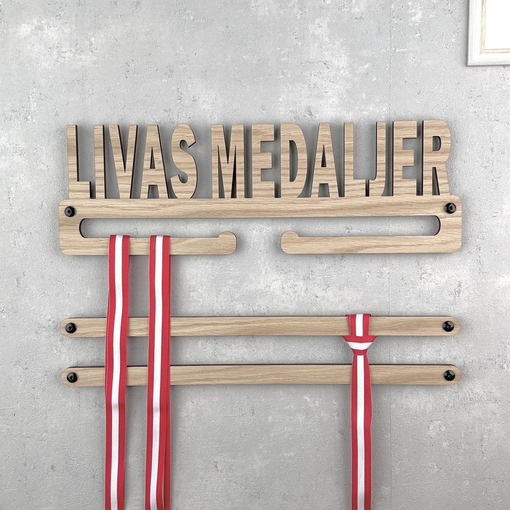 Medalje ophæng med egen tekst