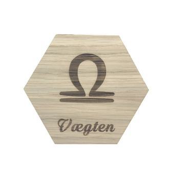 Design plade stjernetegn vægten