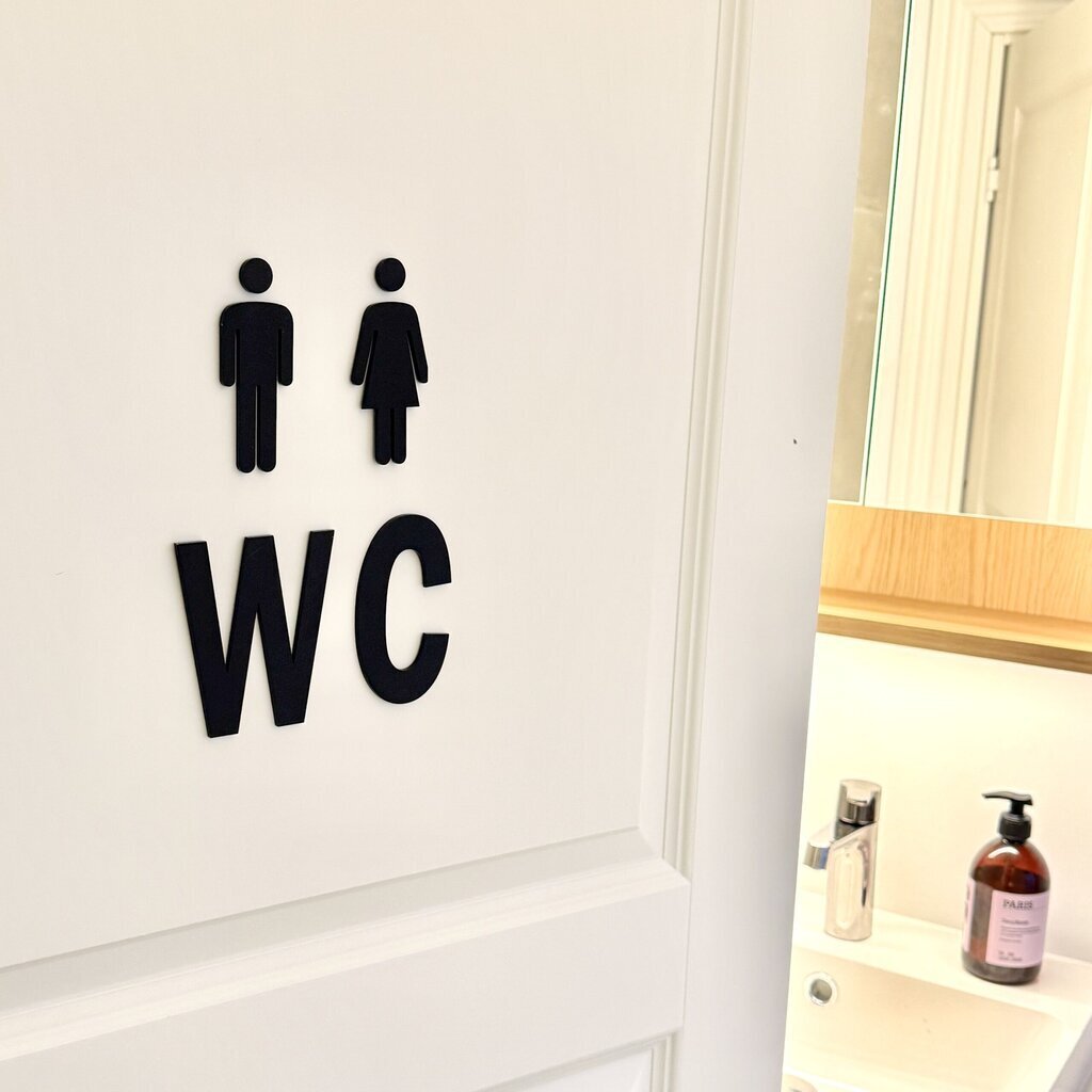 Toilet piktogram - Lille model med WC