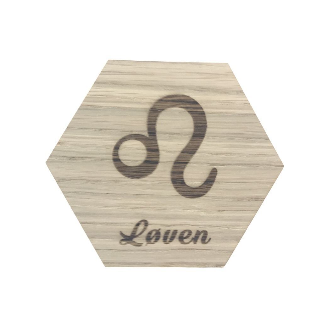 Design plade stjernetegn løven