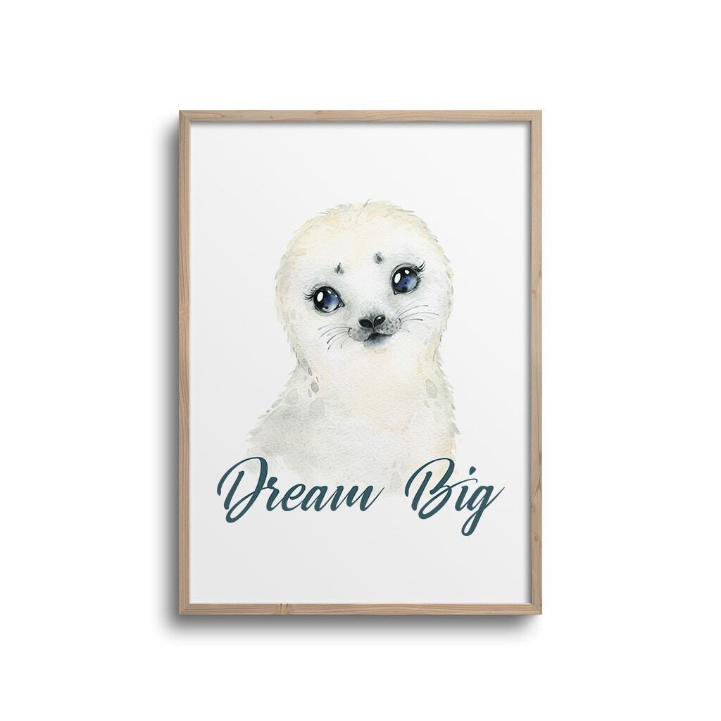 Sæl - Dream Big - Citat Plakat