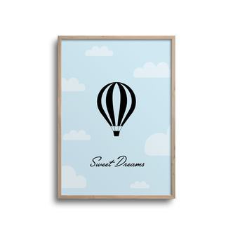 Luftballon - Sweet dreams blå