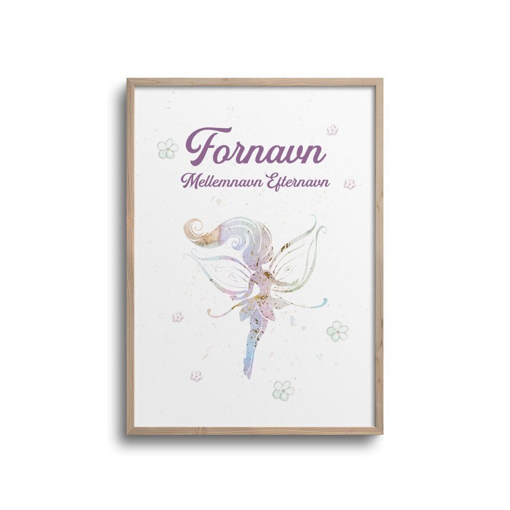 Fe med eget navn - plakat