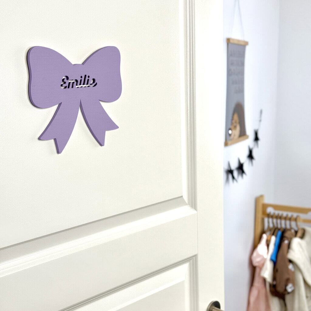 Sløjfe navneskilt - farve