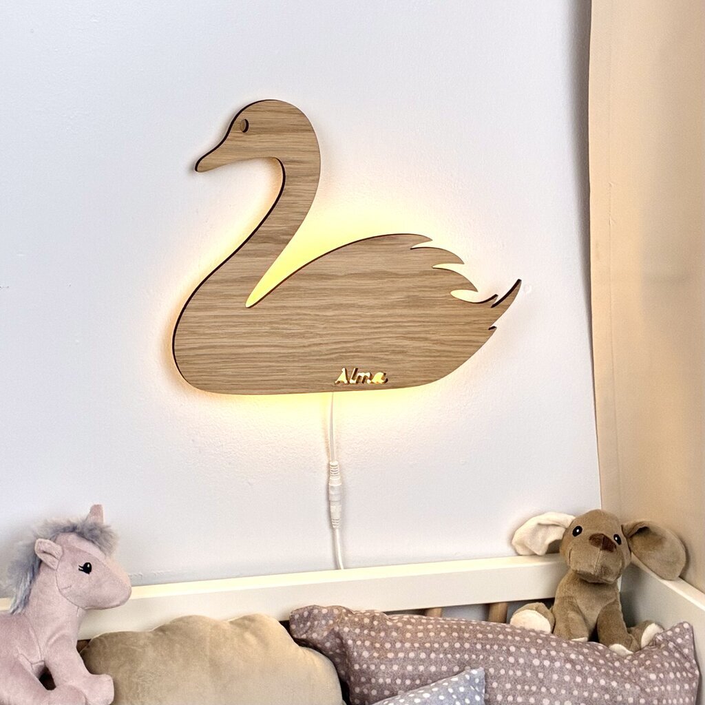 Svanelampe med klik-funktion