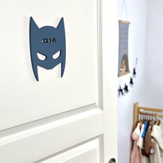 Maske med navn - farve
