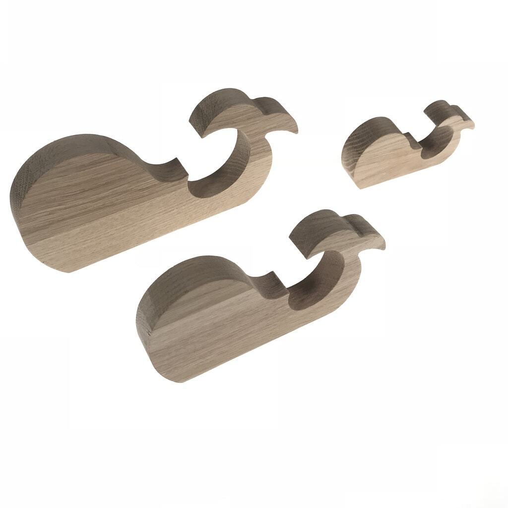 Hvaler træfigurer - sæt af 3 stk