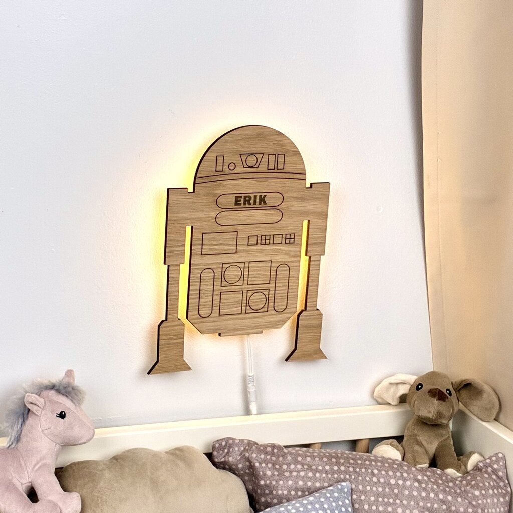 Robotlampe med klik-funktion