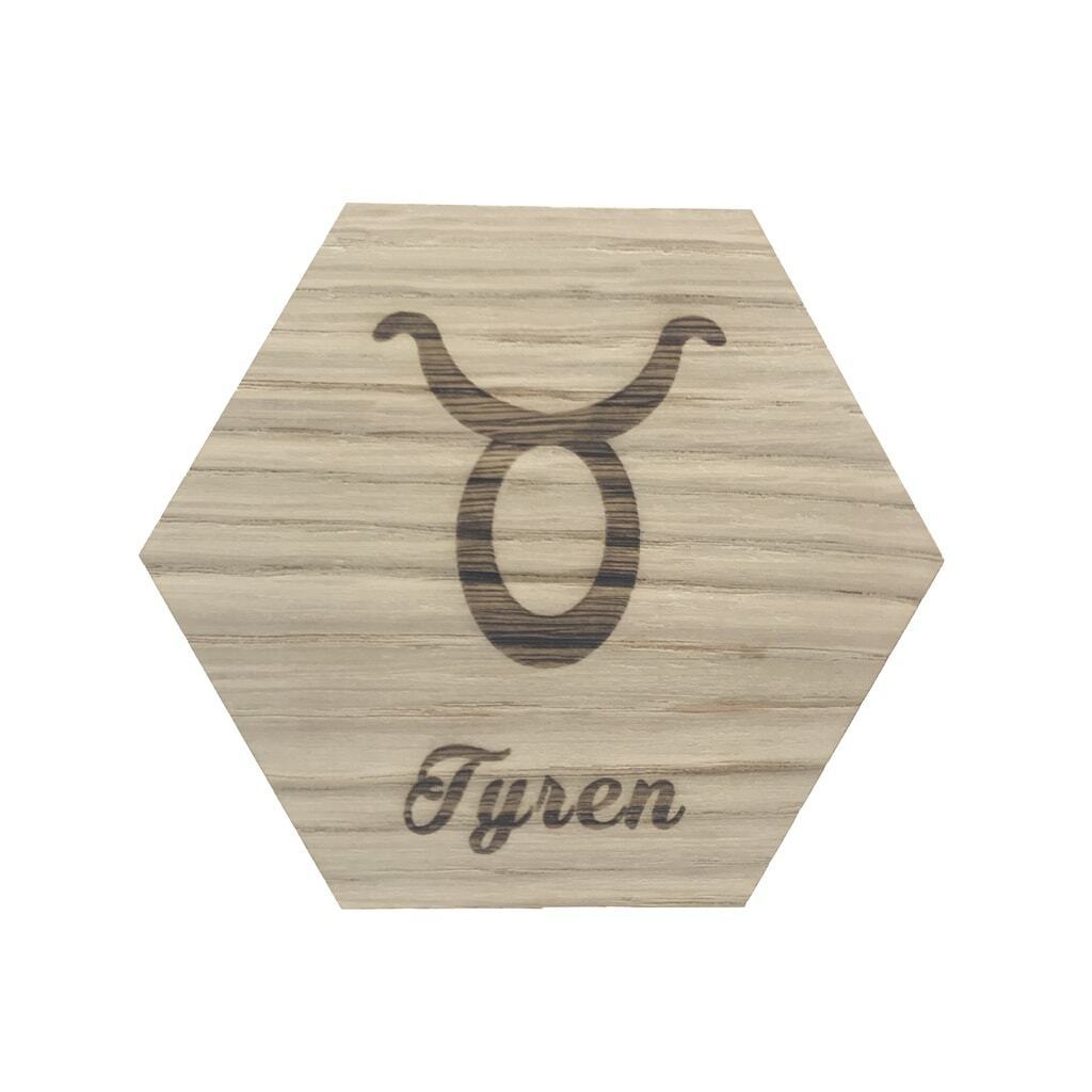 Design plade stjernetegn tyren
