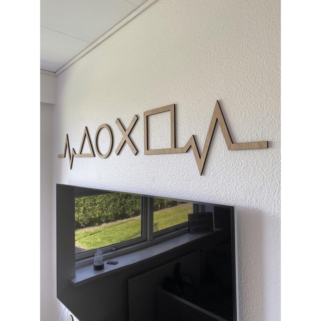 Gamer hjerterytme skilt - 150 cm