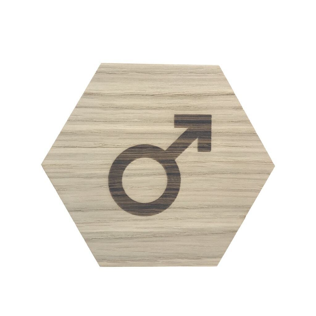 Design plade med drenge tegn