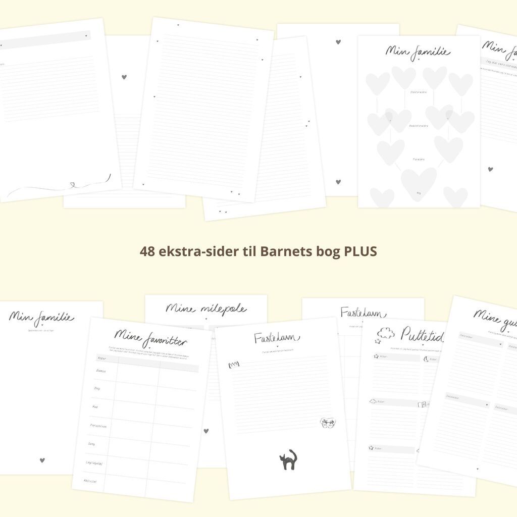 Ekstra sider - 48 sider (A4)