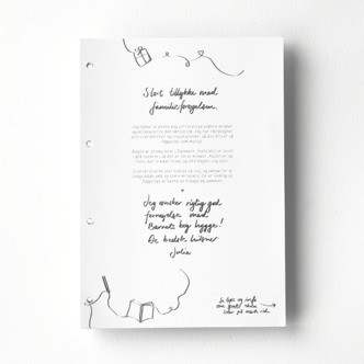 Barnets bog Plus indholdssider (A4) - 110 sider