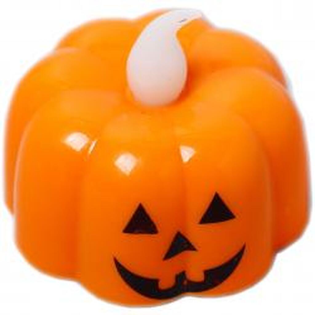 Muto Halloween Græskar 4,5 cm LED-lys - Led-lys