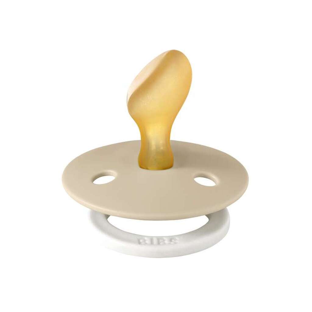 BIBS Anatomisk Colour Sut - Str. 2 - Naturgummi - GLOW - Vanilla