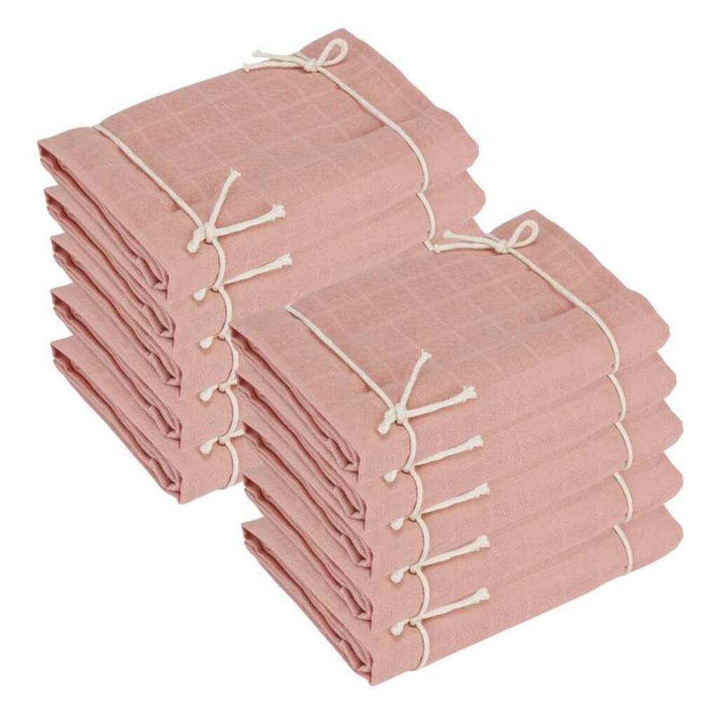 Naturebaby Økologiske Stofbleer/Minisvøb - 10-pak - Rose Cloud