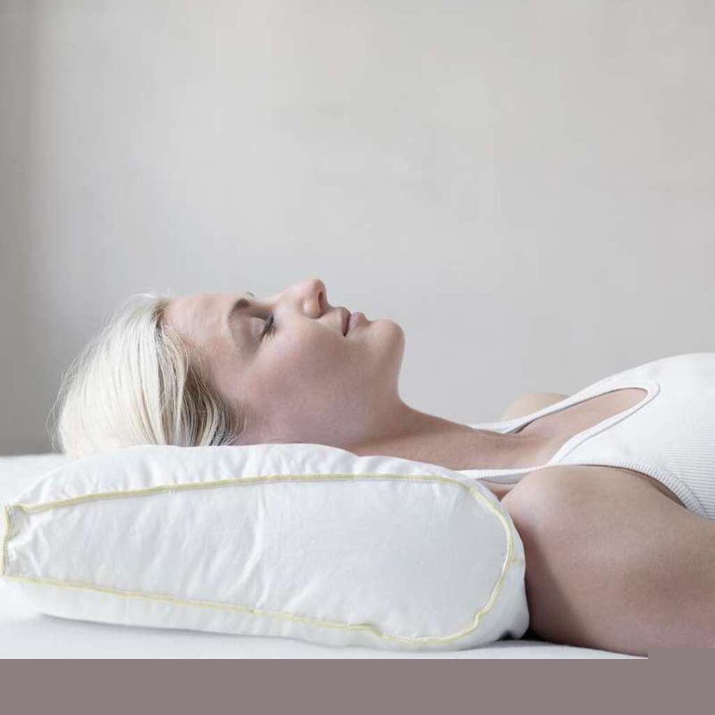 Fossflakes Chiropractic pillow med betræk 34x60 cm - Ergonomisk og kiropraktisk pude