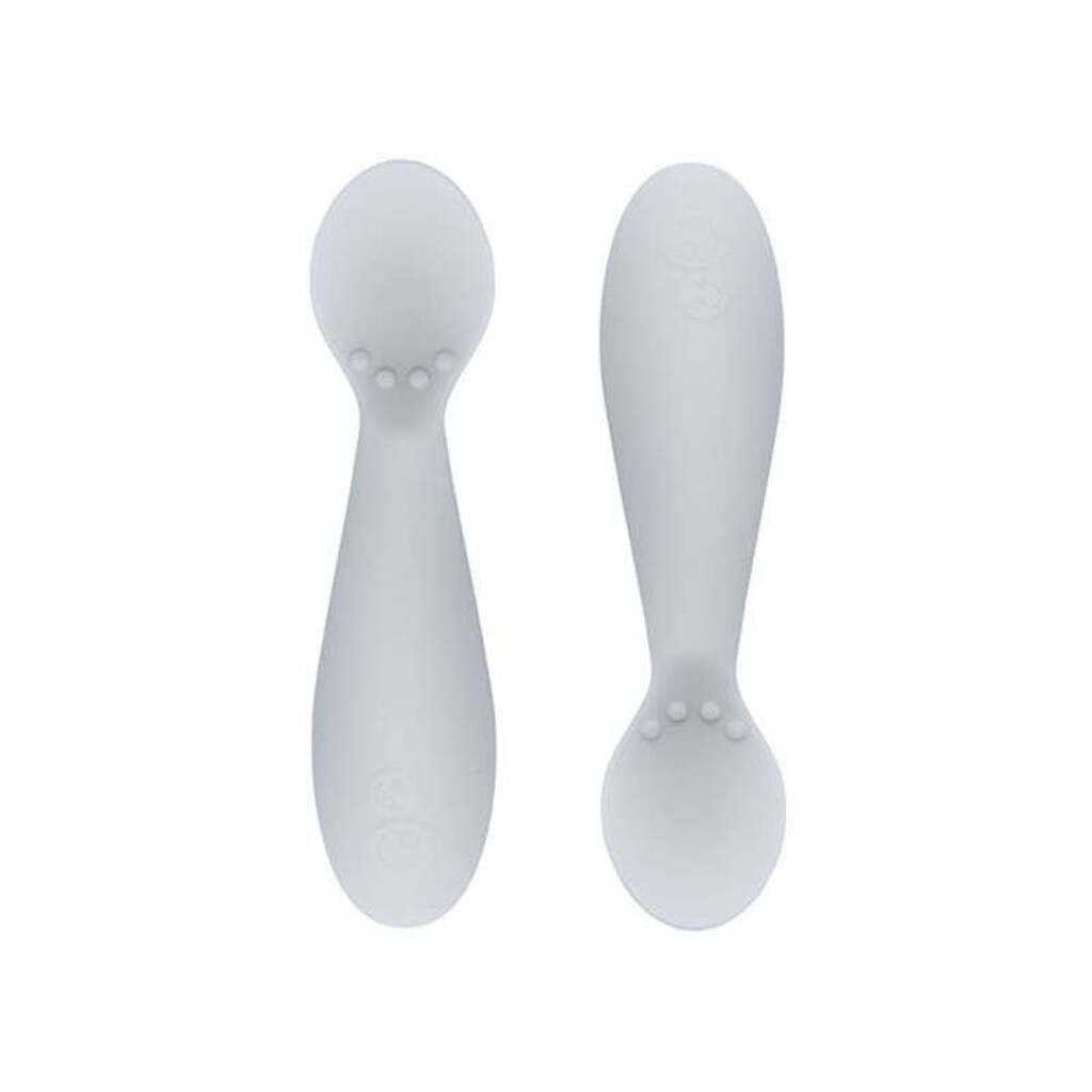 EZPZ Tiny Spoon 2 stk. Silikoneskeer - Lys Grå