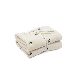 Moonboon Økologiske Stofbleer - 2-pak - Leaf