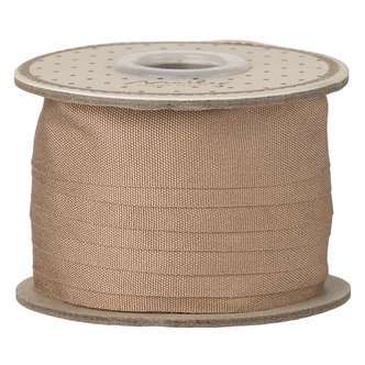 Maileg Bånd - 18 mm - 10m - Varm Brun