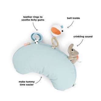 Done By Deer Tummy Time Aktivitetspude - Playground - Blå