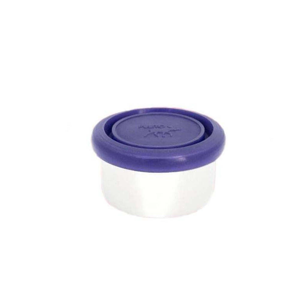 Pulito PureDipBox Snackboks - Rustfrit Stål - Rund - 50ml