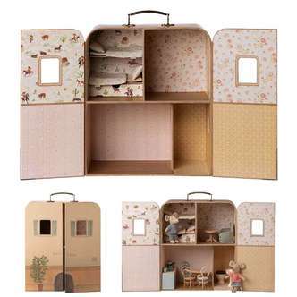 Maileg SuitCasa - Lillesøster og Lillebror Mus