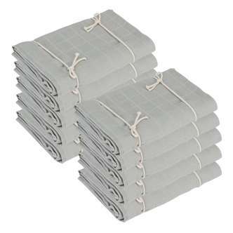 Oh'Naturel Økologiske Stofbleer - 10-pak - Dove