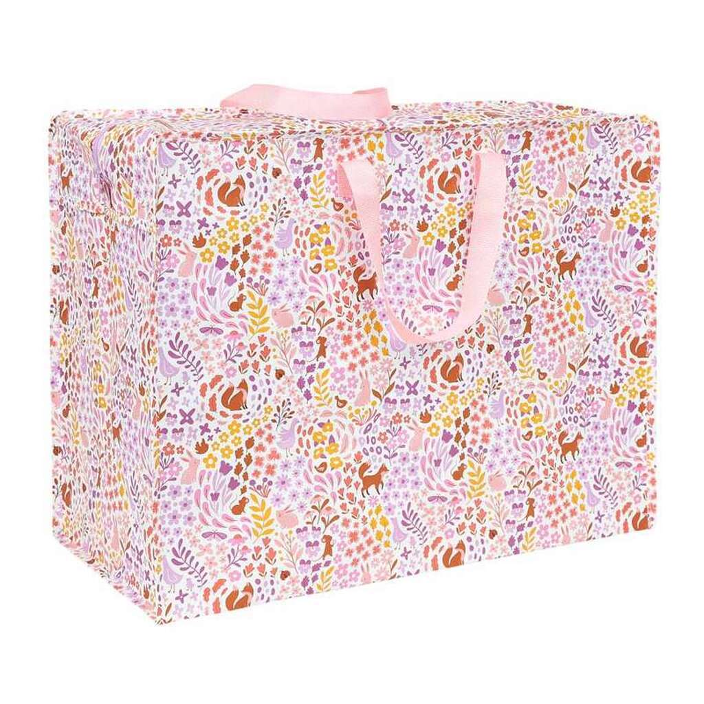 A Little Lovely Company XL Opbevaringstaske - Flower Garden