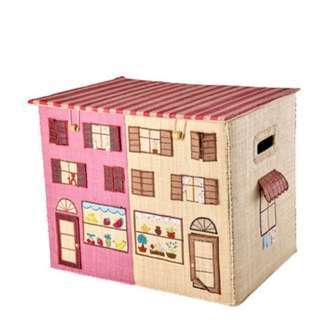 RICE Raffia Opbevaringskurv - Paris - Large - Foldbar