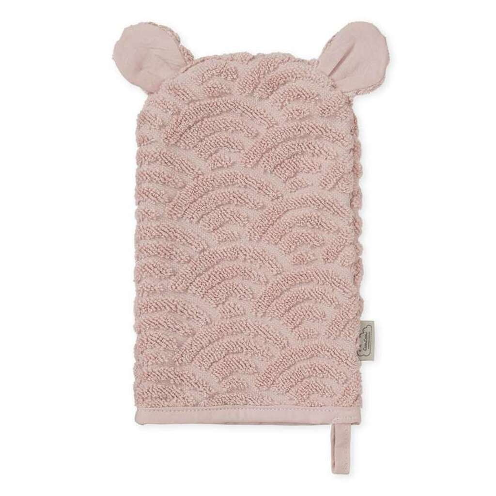 Cam Cam Copenhagen Vaskehandske m. Ører - GOTS - Dusty Rose