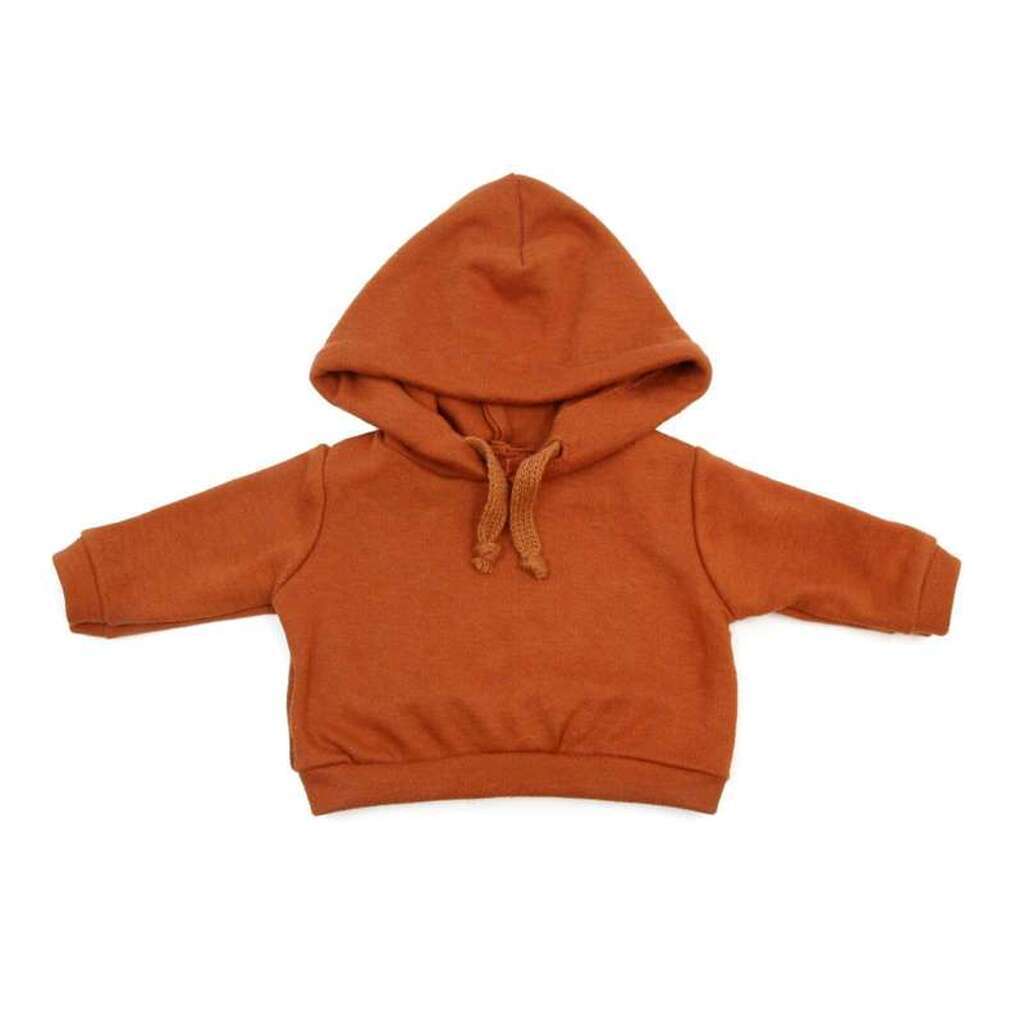 Memories by AsÃ­ Dukketøj - 43-46 cm. - Hoodie - Rust