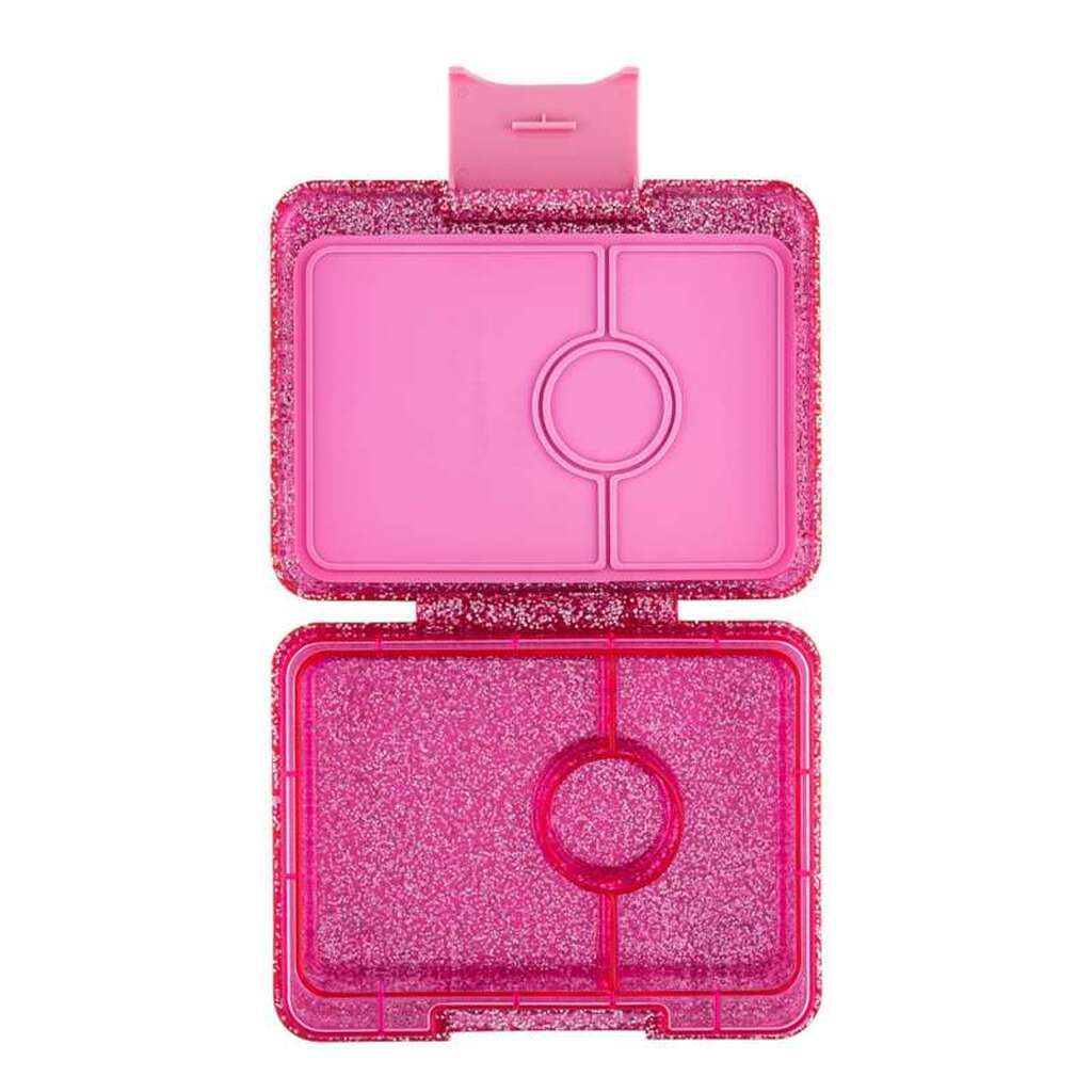 Yumbox Madkasse - Minisnack - 3 rum - Sparkle Rose Glitter