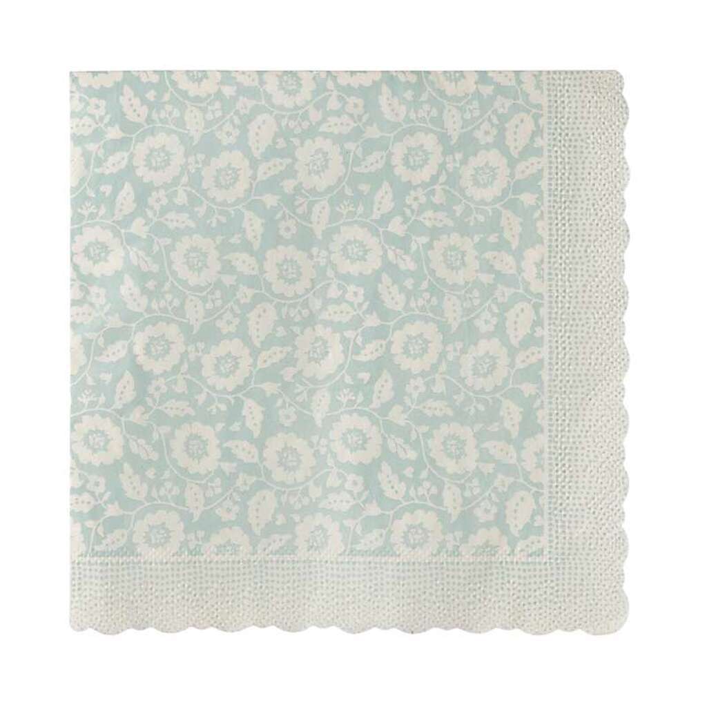 Maileg Serviet - Blomster - Mint